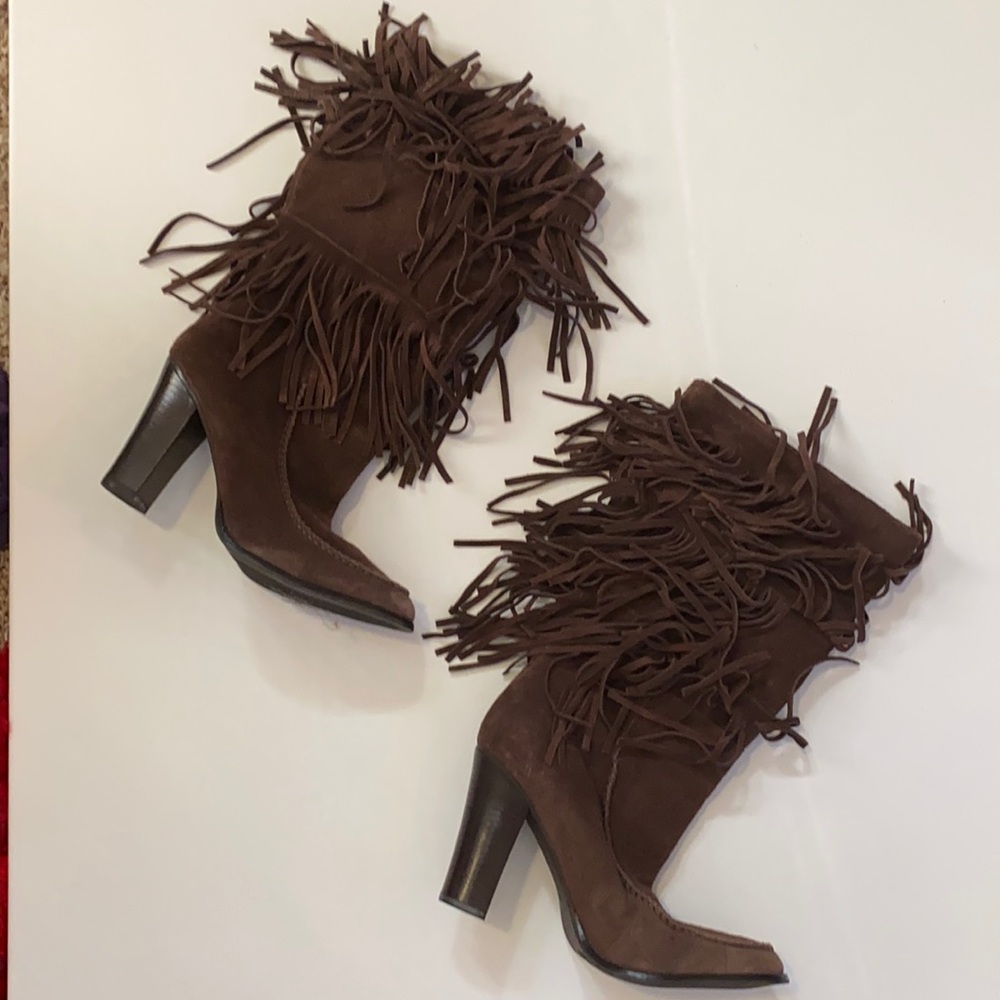 Lauren-Ralph Lauren Caitleen fringe boots